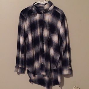 American Eagle destruction flannel